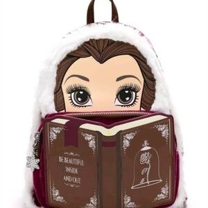 NWT Loungefly Disney Belle Winter Cosplay Backpack